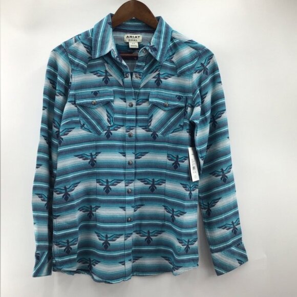 Ariat Real Wild Thunderbird Long Sleeve Shirt - Picture 1 of 16